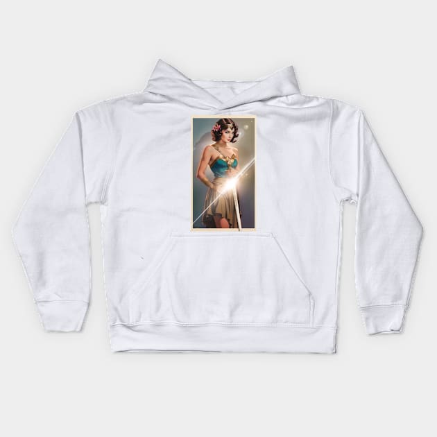 Wonder Woman 1924 Kids Hoodie by Izzit-Reel